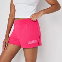 Juicy By Couture Womens Mid Rise Pull-On Short Juniors