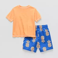 Toddler Boys Bluey Rash Guard Set