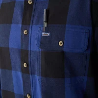 Smiths Workwear Mens Regular Fit Long Sleeve Flannel Shirt