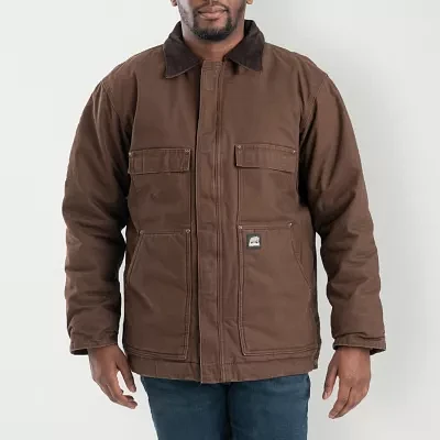 Berne Highland Washed Chore Mens Lined Heavyweight Work Jacket