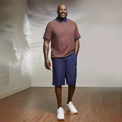 Shaquille O'Neal XLG Big and Tall Mens Regular Fit Short Sleeve Polo Shirt