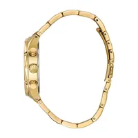 Bulova Mens Gold Tone Stainless Steel Bracelet Watch 97b161