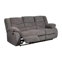 Signature Design by Ashley® Henderson Pad-Arm Reclining Sofa