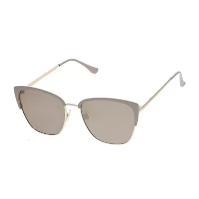 Worthington Square Clubmaster Womens UV Protection Square Sunglasses