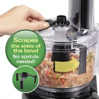 Hamilton Beach 8 Cup Food Processor with Bowl Scrapper