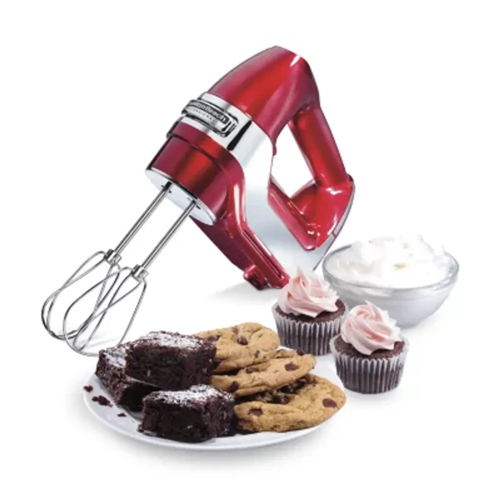 Hamilton Beach Professional 5 Speed Hand Mixer with Snap-on Case