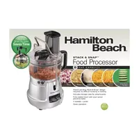 Hamilton Beach Stack and Snap 8 Cup Food Processor