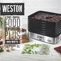 Weston 6 Tray Digital Dehydrator Plus