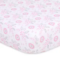 The Peanutshell Woodland Floral 4-pc. Crib Sheet