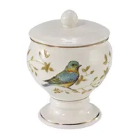 Avanti Gilded Birds Bathroom Canister