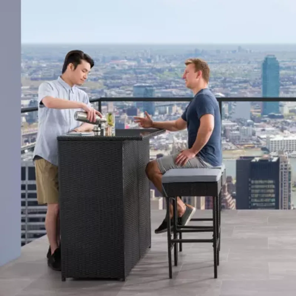 Parksville Collection 3-pc. Patio Bar Set