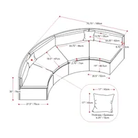 Parksville Patio Curved Sectional