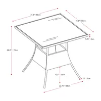 Parksville Patio Collection Patio Dining Table