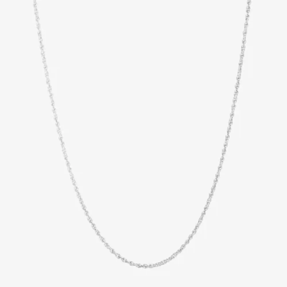 Silver Treasures Made In Italy Sterling Silver 20 Inch Rope Chain Necklace