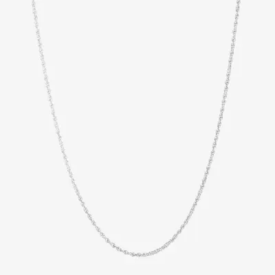 Silver Treasures Made In Italy Sterling Silver 20 Inch Rope Chain Necklace