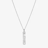Silver Treasures Blessed Womens Sterling Silver Pendant Necklaces