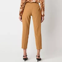 Worthington Tall Womens Mid Rise Slim Fit Ankle Pant