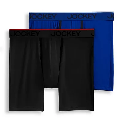 Jockey Chafe Proof Pouch Microfiber Big Mens 2 Pack Boxer Briefs