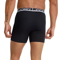 Jockey Casual Cotton Stretch Mens 3 Pack Boxer Briefs