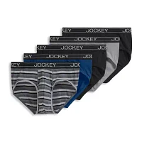 Jockey Lightweight Cotton 5 Pack Briefs