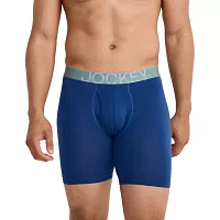 Jockey Activestretch Mens 3 Pack Long Leg Boxer Briefs