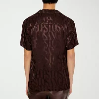 Forever 21 Mens Short Sleeve Button-Down Shirt