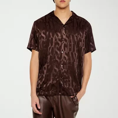 Forever 21 Mens Short Sleeve Button-Down Shirt