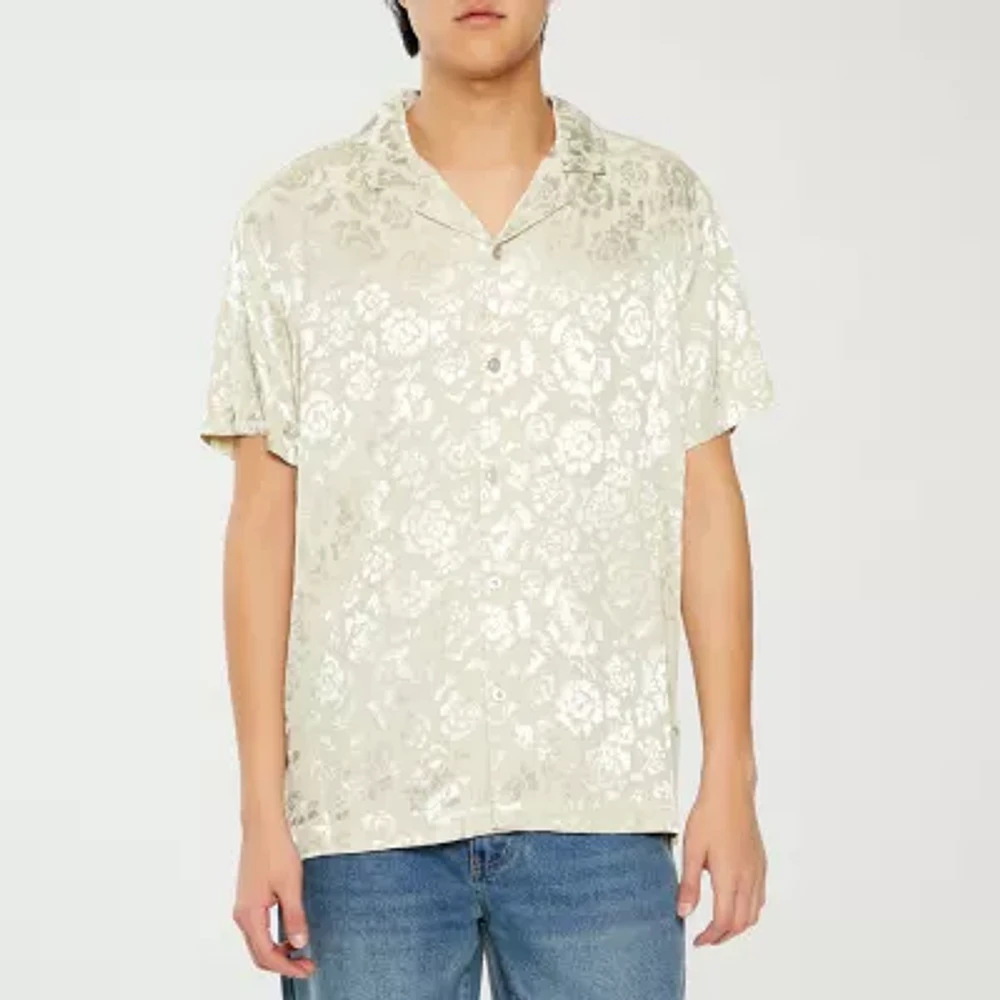 Forever 21 Mens Short Sleeve Button-Down Shirt
