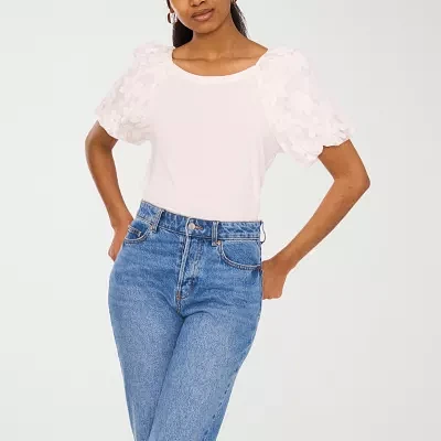 Sam And Jess Womens Short Sleeve Blouse