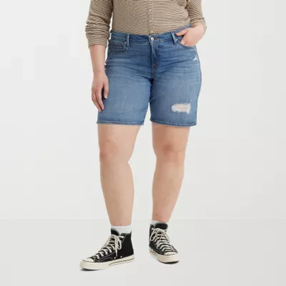 Levi's® Women's Plus Mid Length Short