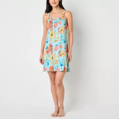 Sleep Chic Womens Sleeveless Nightshirt