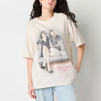 Arizona Juniors Womens Crew Neck Short Sleeve Graphic T-Shirt