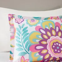 Mi Zone Corinne Floral Comforter Set with decorative pillow