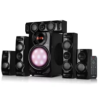 beFree Sound 5.1 Channel Surround Sound Bluetooth Speaker System in Black