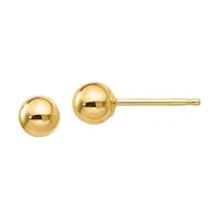 10K Gold 4mm Ball Stud Earrings