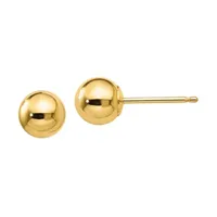10K Gold 5mm Ball Stud Earrings