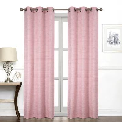 Regal Home York Light-Filtering Grommet Top Single Curtain Panel