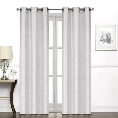 Regal Home York Light-Filtering Grommet Top Single Curtain Panel