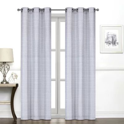 Regal Home York Light-Filtering Grommet Top Single Curtain Panel