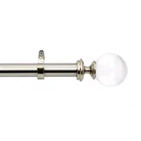 Deco Window Acrylic Ball 1 Curtain Rod