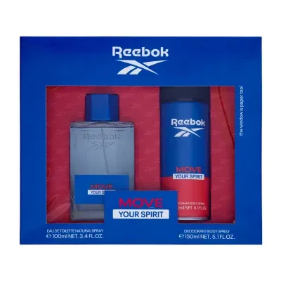 Reebok Move Your Spirit Mens Eau De Toilette 2-Pc Gift Set ($50 Value)