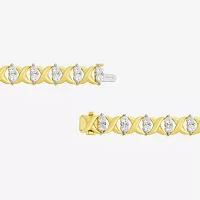 5 CT. T.W. Lab Grown White Diamond 10K Gold Tennis Bracelet