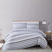 Truly Soft Curtis Stripe Quilt Set