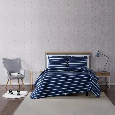 Truly Soft Maddow Stripe Quilt Set