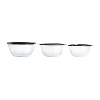 BABISH Glass 3-pc. Mixing Bowl Set