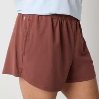 Xersion Womens Mid Rise Everyday Pull-On Short