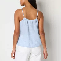 a.n.a Linen Womens Round Neck Camisole