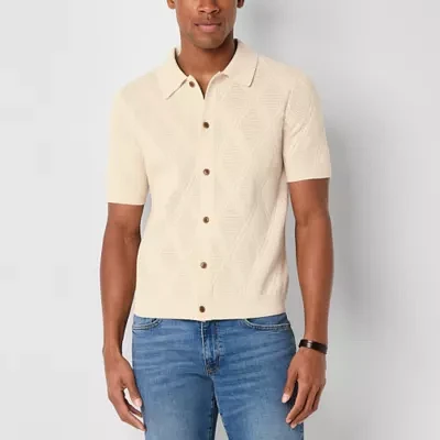Frye and Co. Mens Short Sleeve Cardigan