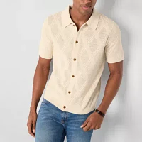 Frye and Co. Mens Short Sleeve Cardigan