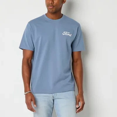 Buckhorn River Mens Crew Neck Short Sleeve Graphic T-Shirt